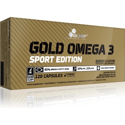 Olimp Omega 3 Sport Edition omega 3 mastné kyseliny 120 kapslí