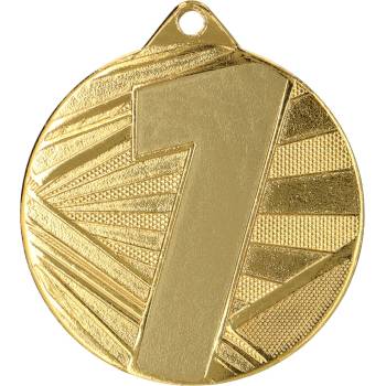 Designová kovová medaile Stupně vítězů Zlatá 5 cm