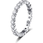 Silenti Jewelry Сребърен пръстен "Изтънченост" - 5 - 49мм (15.6мм диам. )