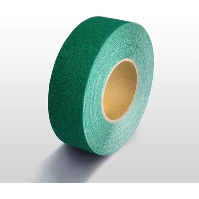 Protiskluzová páska standard WT-5411 – minerální granulát v syntetické pryskyřici, zelená, 50 mm × 18 m
