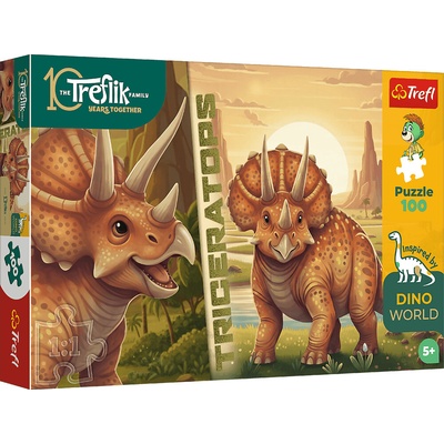 TREFL Dino World Triceratops 100 dielov