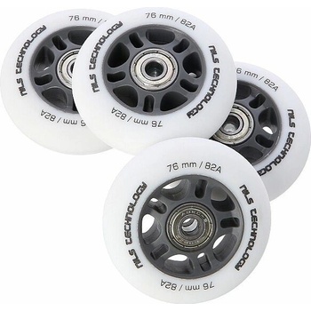 Nils Extreme PU 76x24 82A s ložiskami ABEC 9, 4 ks