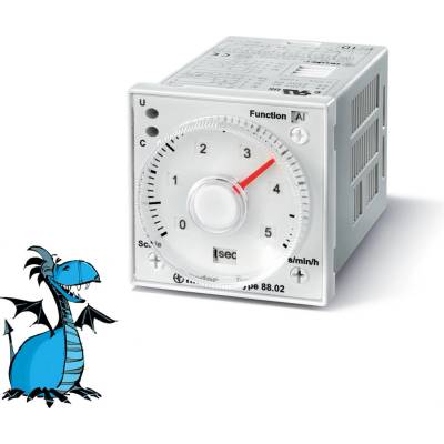 Finder 88.02.0.230.0002, 2P/8A, 24-230V AC/DC