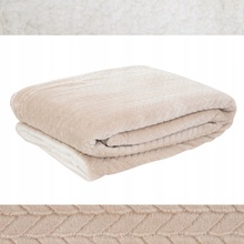 Homla polyester béžová Deka 150x200