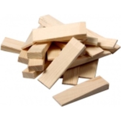 LEVIOR klínky montážne WOODY 55x20x6-0mm,20ks drevené