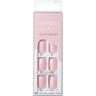 Kiss imPRESS Samolepiace nechty Color Pick Me Pink 30 ks