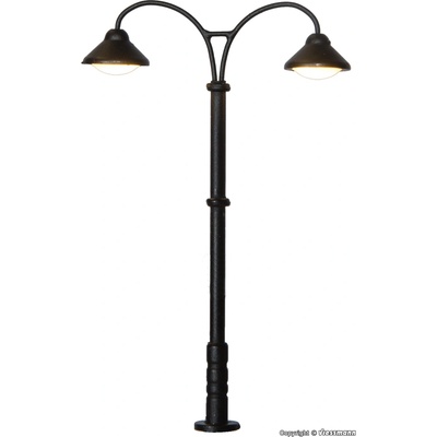 Viessmann TT Oblouková lampa dvojitá, LED teple bílá 6909