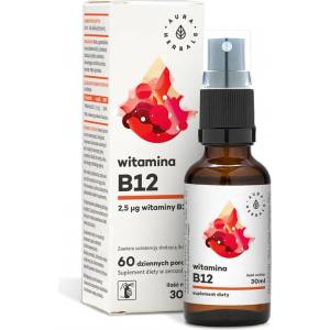 Aura Herbals Нервна система - Витамин В12 (цианокобаламин), орален спрей 30 ml Aura Herbals (10542 AH)