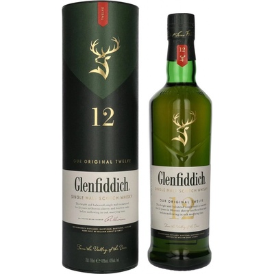 Glenfiddich 12y 40% 0,7 l (tuba) – Zboží Dáma