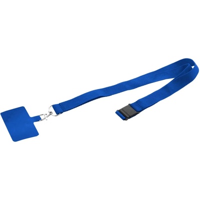 Šňůrka na krk Revent Call RPET lanyard na mobil modrá
