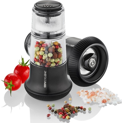 Gefu Мелничка за пипер със солница X-Plosion никелирана черна (G-34624)