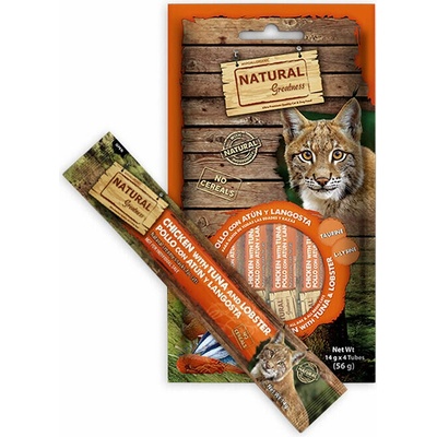 Natural Greatness Creamy IMUNITY kurací tuniak humr 4 x 14 g