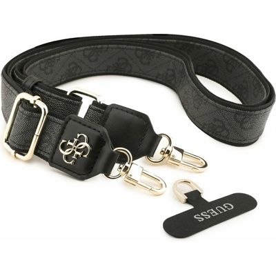 Popruh Guess Crossbody PU 4G Metal Logo Black 142340 – Zboží Mobilmania