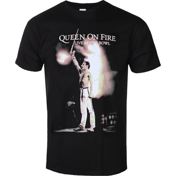 ROCK OFF Мъжка тениска Queen - Live At The Bowl - ROCK OFF - QUTS113MB