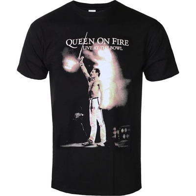 ROCK OFF Мъжка тениска Queen - Live At The Bowl - ROCK OFF - QUTS113MB