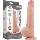 LoveToy King Sized Sliding Skin Dual Layer Dong 11.5" Flesh