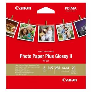 Canon Хартия, Canon Plus Glossy II PP-201, 5x5"", 20 sheets (2311B060AA)
