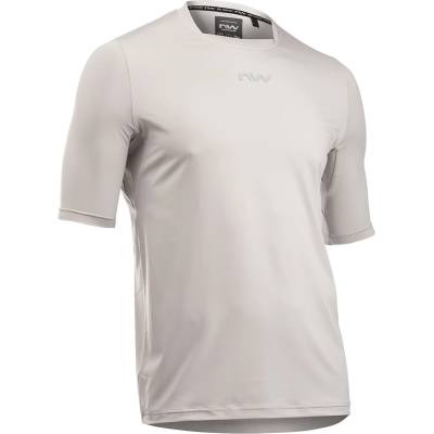 Northwave Мъжка фланелка с къс ръкав за колоездене Northwave Bomb Jersey Short Sleeve Cycling jersey - Light Grey - размер XL (056-3724-0215)