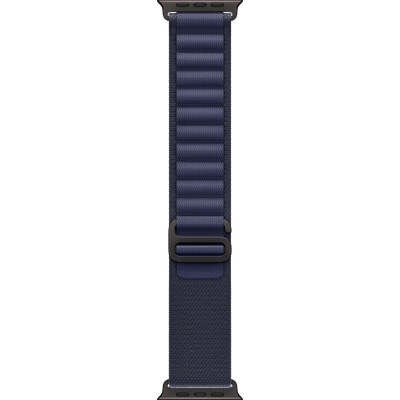Apple Каишка от Apple - 49 мм Navy Alpine Loop - Medium - Black Titanium Finish (MYPX3ZM/A)