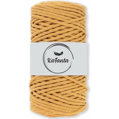 Bavlnená šnúra KaFanta 3 mm - horčicová