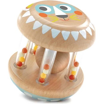 Djeco Бебешка дрънкалка от дърво Djeco - Baby Shaki (DJ06100)