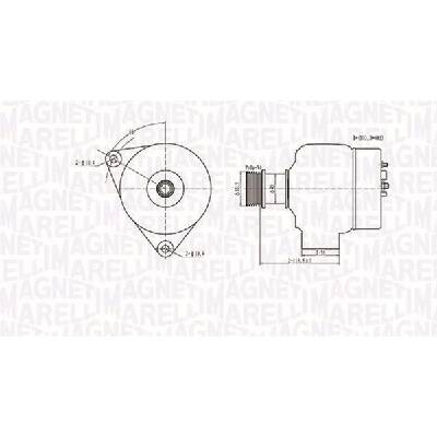 Alternátor MAGNETI MARELLI 063731138010