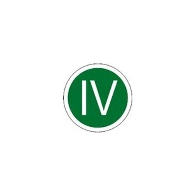 Samolepící štítek "IV"