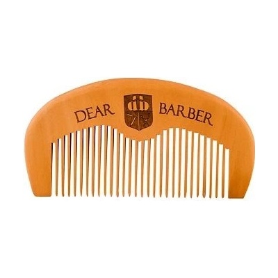 Dear Barber Beard Comb kefa na fúzy