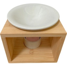 Mondex Aroma lampa drevo bílá