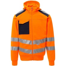 Payper LEADER reflexná mikina Fluorescent orange Navy blue