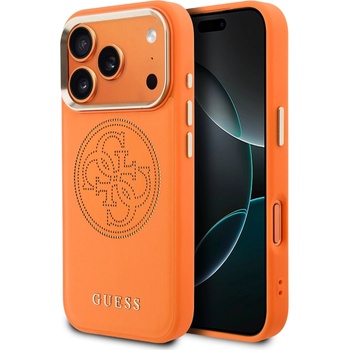 GUESS PU Perforated 4G Logo MagSafe Заден калъф за iPhone 17 Orange Guess | Oranzhev | МЪЖЕ | UNI