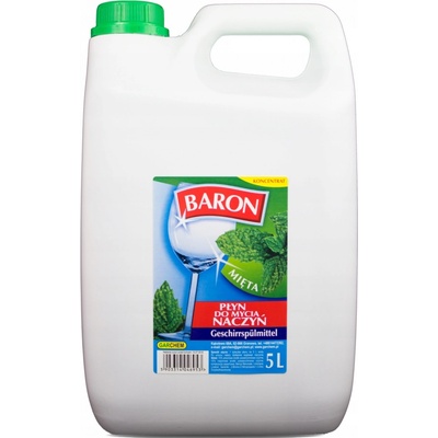 Baron Prostriedok na umývanie riad Mäta 5 l