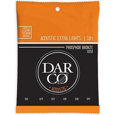 Darco Струни за акустична китара Darco D210, Phosphor Bronze, 10-47 (D210)