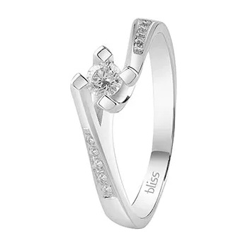 Bliss Дамски златен пръстен с диаманти Bliss 20081222 (20081222)