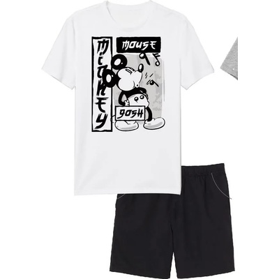 EPlus Мъжка пижама - Мики Маус бяла Размер - Възрастни: XL
