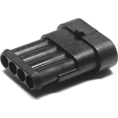 zástrčka vodotěsná 1,5 se zámkem 4 piny