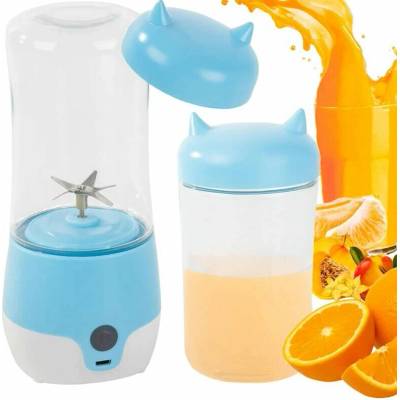 Prenosný smoothie mixér 350 ml modrý