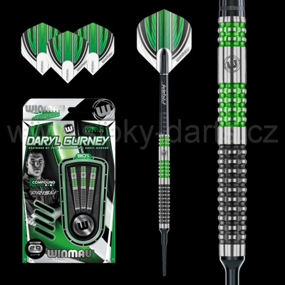 Winmau DARYL GURNEY Black Soft Tip 20 g