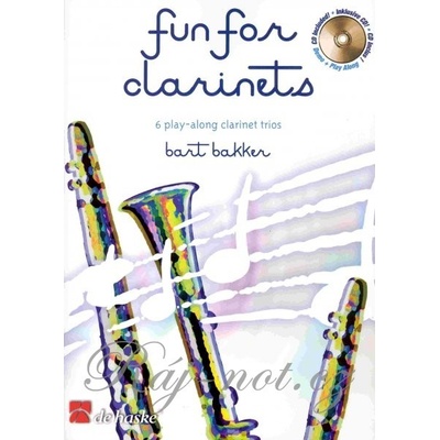 FUN FOR CLARINETS + CD / tria pre klarinet