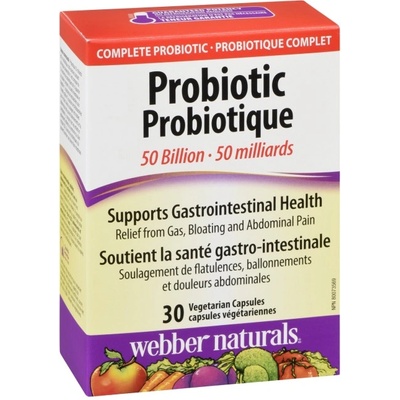 Webber Naturals Probiotic 50 Billion Active Probiotics [30 капсули]