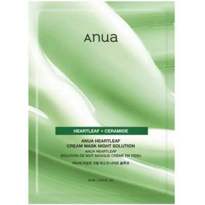 Anua Heartleaf Cream Mask Night Solution - Успокояваща маска за лице 1бр/25мл