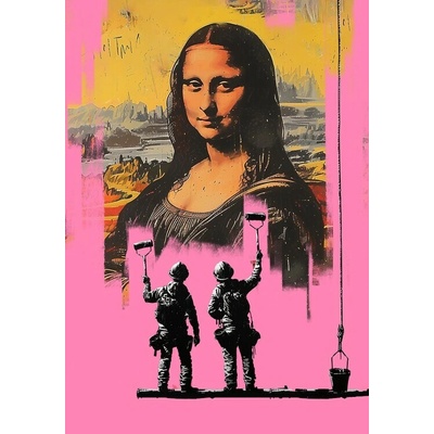 Plagát, Obraz - Mona in Pink, 61 × 91.5 cm