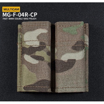 Wosport Fast type Double Molle na 9mm pistolové zásobníky MC