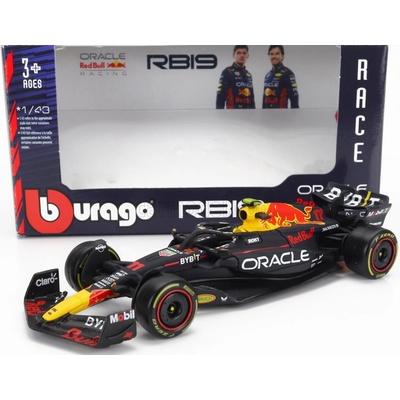 Bburago Red bull F1 Rb19 Team Oracle Red Bull Racing N 11 Season 2023 Sergio Perez Matt Blue 1:43