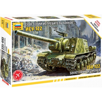 Zvezda Model Kit samohybné dělo ISU 122 5054 1:72