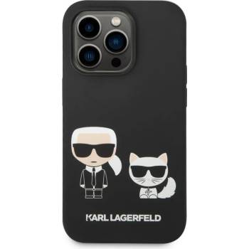 KARL LAGERFELD Калъф Karl Lagerfeld - Choupette Silicone, iPhone 14 Pro Max, черен (3666339076580)