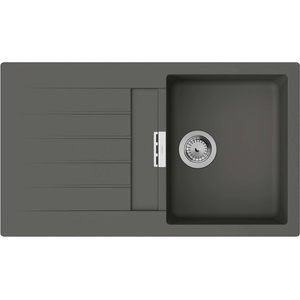 Hansgrohe S52 - Гранитна мивка S520-F345, каменно сиво 43356290 (43356290) Мивка за вграждане