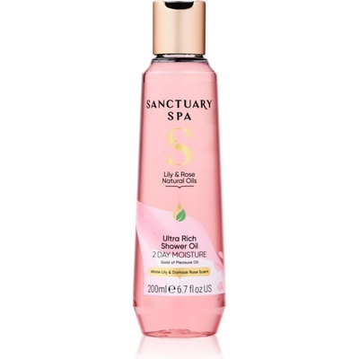Sanctuary Spa Lily & Rose Natural Oils душ-масло с грижа за тялото 200ml