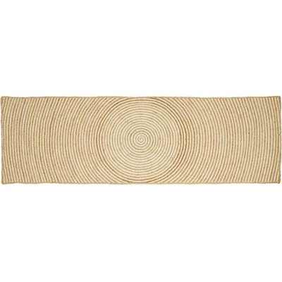 vidaXL Килими за помещение Бяло 60 x 300 cm юта (42010712)
