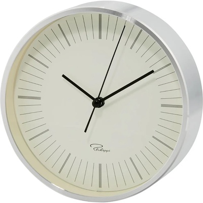 Philippi Стенен часовник TEMPUS W4 20 см, бял, Philippi (PHP183023)